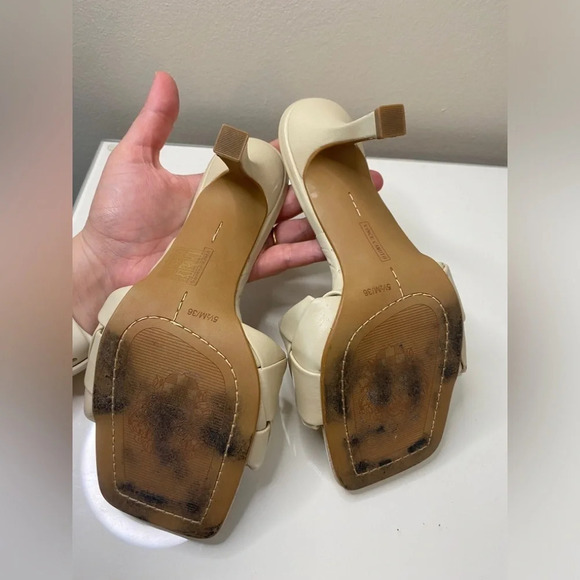 Vince Camuto Brelanie Heeled Mules // Bone - Picture 5 of 8